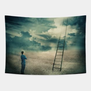 ladder to unknown Tapestry