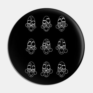 AFRO MASK (LXZ) Pin