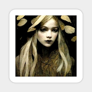 The Golden Faerie of the Shadows Magnet