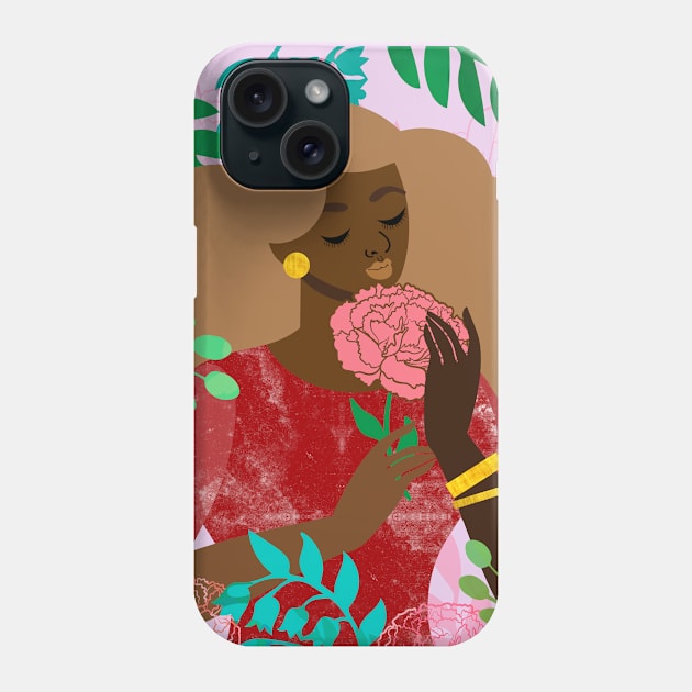 Carnation in January Phone Case by tabithabianca