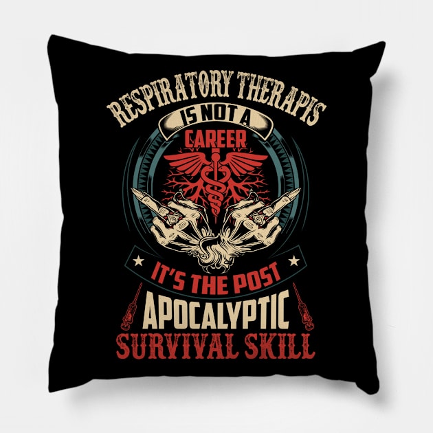 Respiratory Therapis Is Not A Career - Doctor Gifts Pillow by bunnierosoff21835