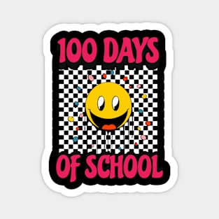 100 Days of School Kids Toddler Smile Face 100th Day Magnet