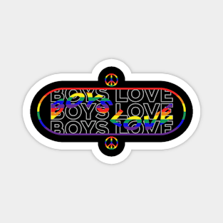 LGBT Boys Love quotes Magnet