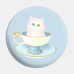 Teacup Cat Pin