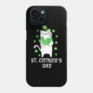 St Patricks  Day Cats Saint Pattys Women Men Kids Phone Case