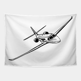 Jet Aircraft Tapestry