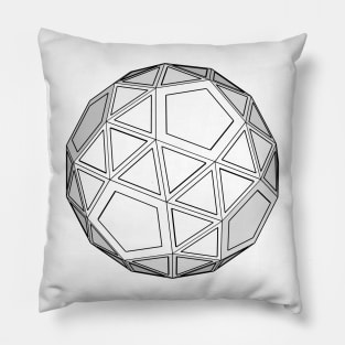 gmtrx lawal snub dodecahedron Pillow