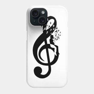 Treble Clef - Singer Phone Case