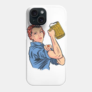 BEER WOMAN Phone Case