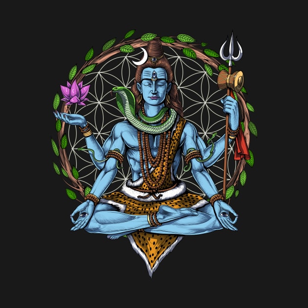 Hindu Shiva Meditation by underheaven