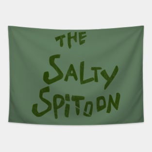 The Salty Spitoon logo - washed Tapestry