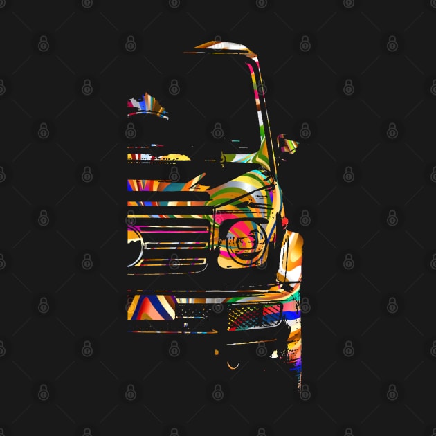 G wagon abstract colorful by WOS