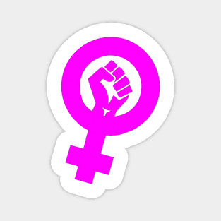 Feminist symbol pink Magnet