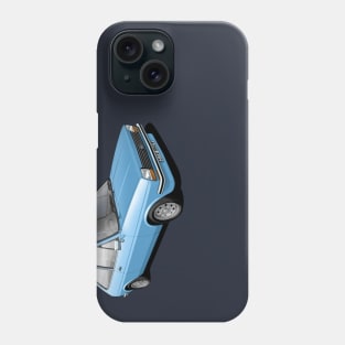 Ford Fiesta Mk 1 in cosmos blue Phone Case