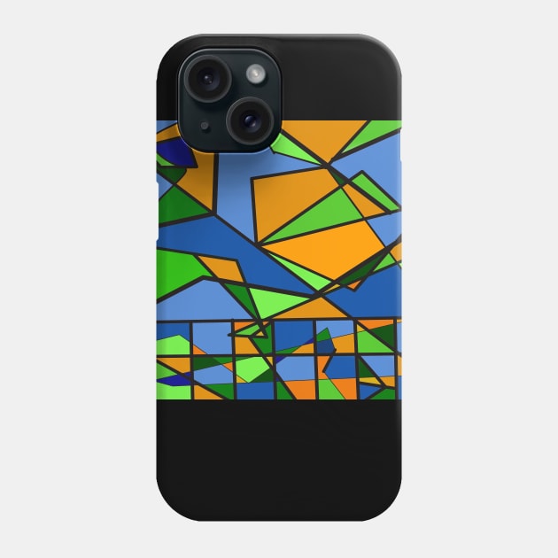 Stained Glass Pattern Art Phone Case by PoetandChef