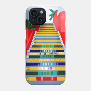 Rio de Janeiro, Selaron stairs Phone Case