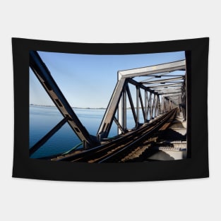 steel railway bridge Tapestry