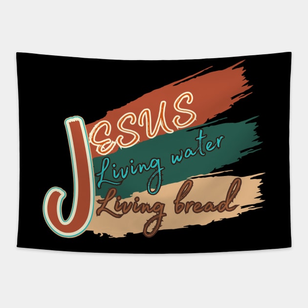 Jesus Tapestry by Kikapu creations