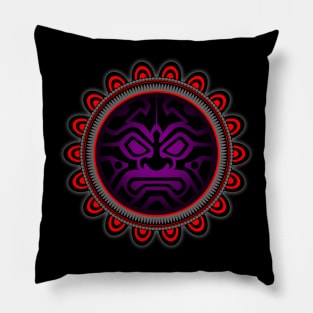 POLYNESIAN MASK 10 Pillow