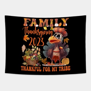 Family Thanksgiving 2023 Thankful For My Tribe Tapestry