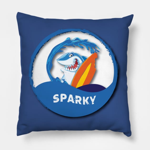 Shark Sparky Pillow by playmanko