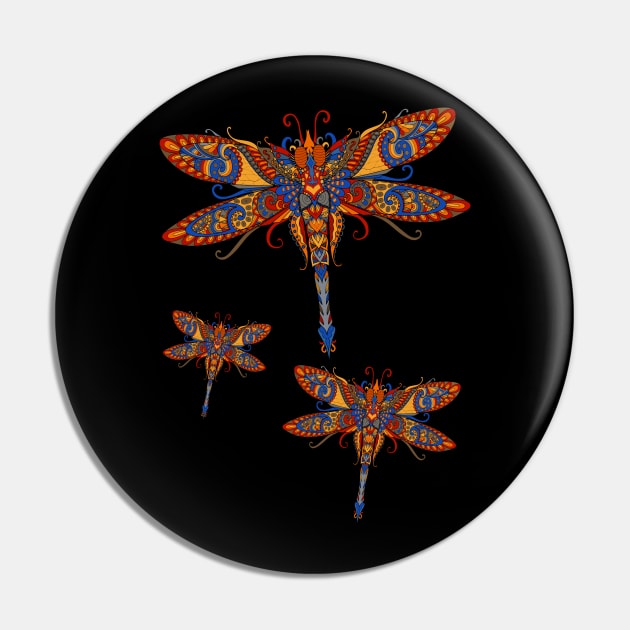 Ornate Dragonflies Pin by AlondraHanley