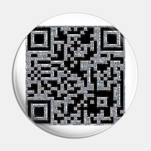 QR Maze Pin