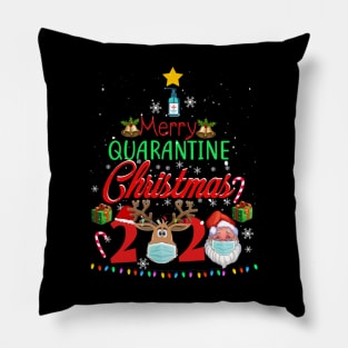 Merry Quarantine Christmas 2020 Pajamas Family Matching Xmas Shirt Pillow