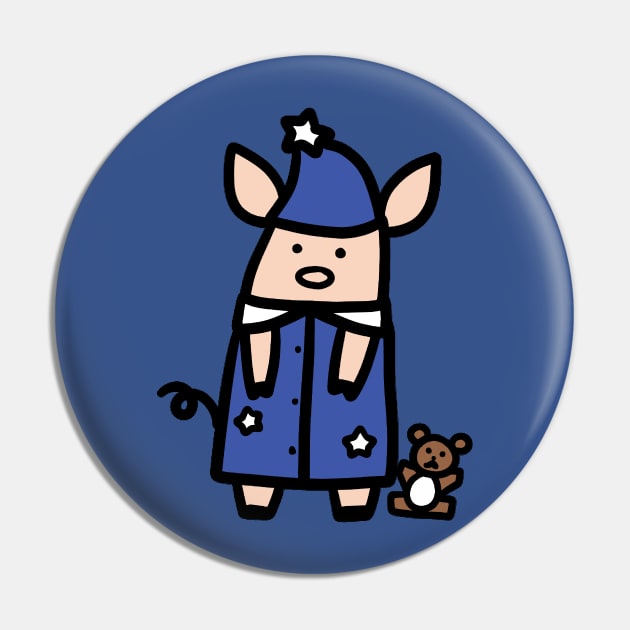 Pamajamas Piggy Pin by saradaboru