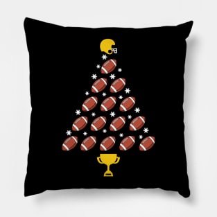 Football Christmas Tree Pillow