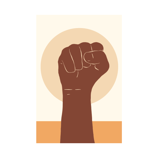 Black Life Matters Fist by calamarisky