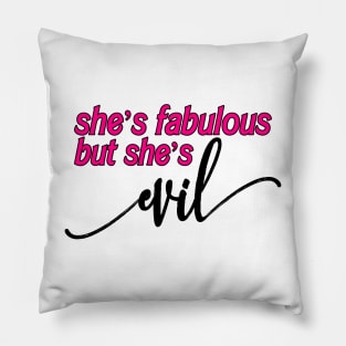 She’s Fabulous but She’s Evil Regina George Teen Mean Girls Sticker Pillow