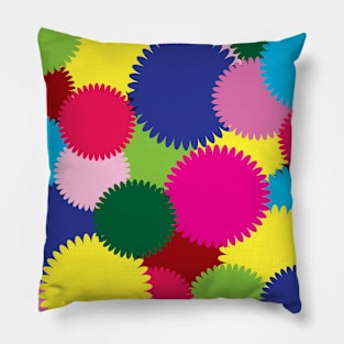 Rainbow Bubbles Pillow