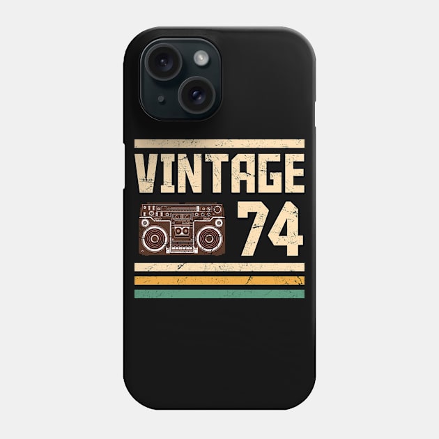 Vintage 1974  48 years old Phone Case by hoopoe