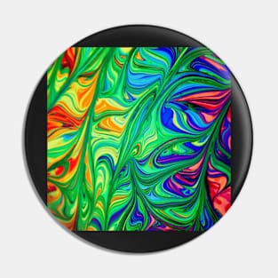 Colorful Abstrast Swirls Pin