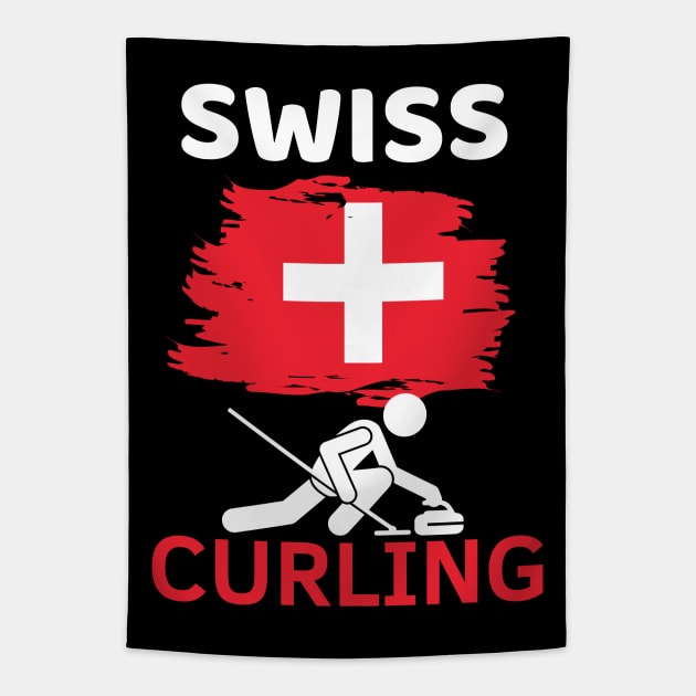 Swiss Curling Tapestry by funcreation
