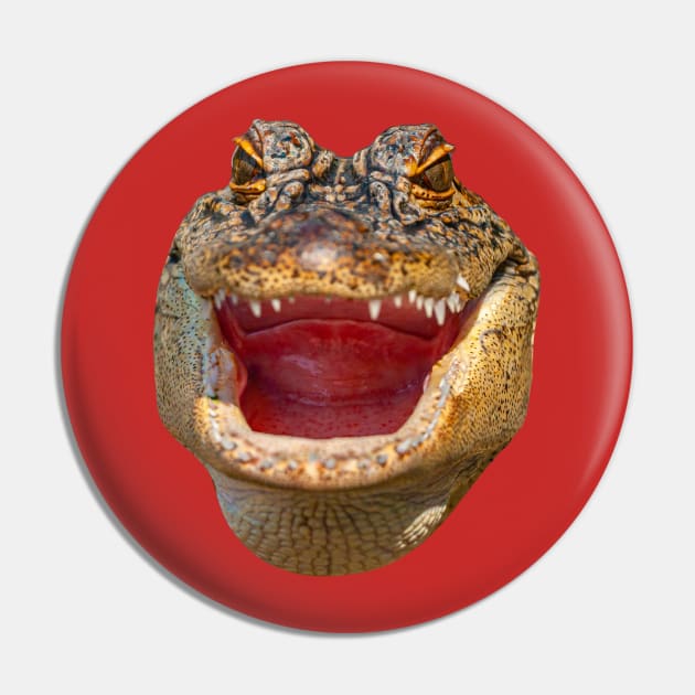 Gator face Pin by dalyndigaital2@gmail.com