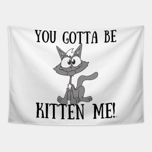 YOU GOTTA TO BE KITTEN ME Funny Cat Tapestry