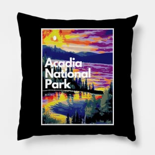 Acadia National Park hike Maine United States Pillow