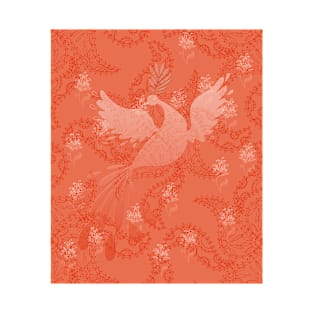 Batik Phoenix Pattern Design T-Shirt