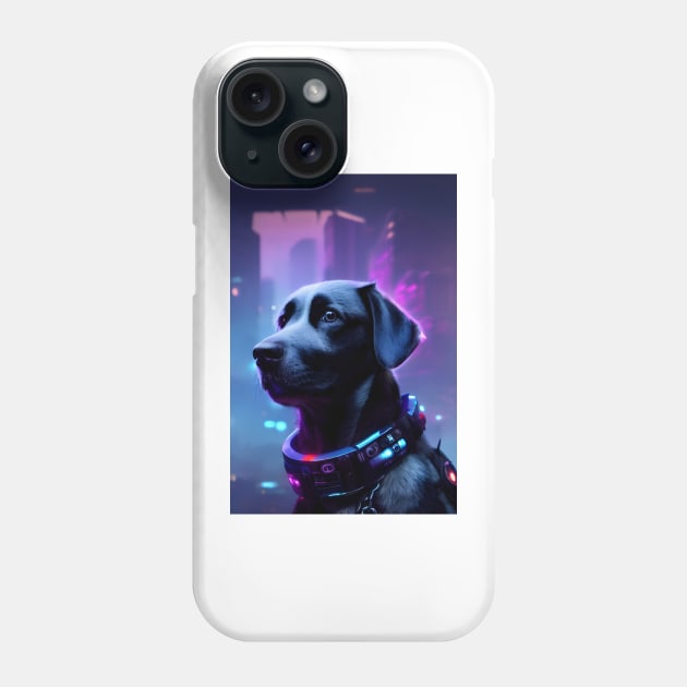 DOG CYBERPUNK Phone Case by S-DESIGNS-S