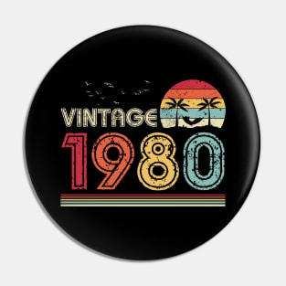 Vintage 1980 Limited Edition 41st Birthday Gift 41 Years Old Pin
