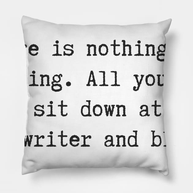 Nothing to Writing Pillow by ryanmcintire1232