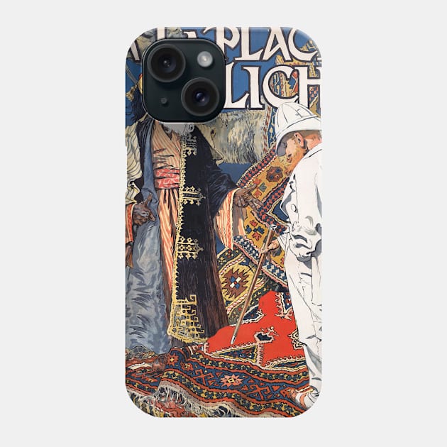 A la Place Clichy France Vintage Poster 1891 Phone Case by vintagetreasure