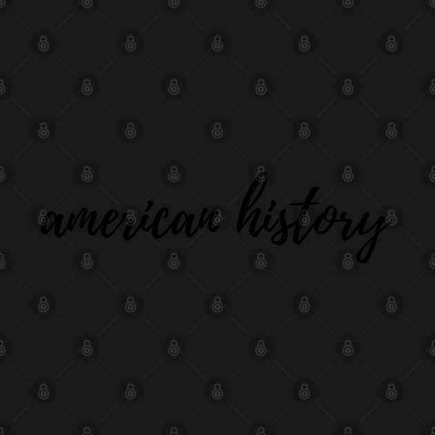 American History Binder Label by stickersbyjori