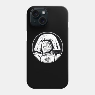 THE GOLEM (Circle Black and White) Phone Case