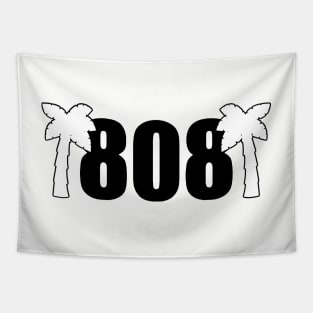 808 Hawaii Palm Trees Tapestry