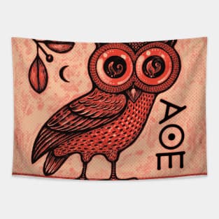 Athena's Owl Tapestry