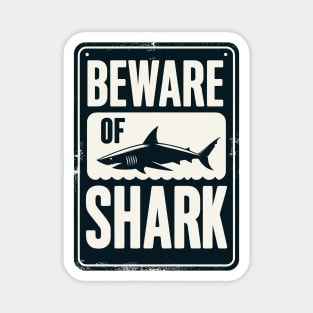 Vintage Beware of Shark Magnet