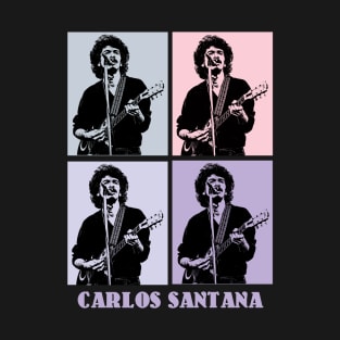 Santana 1977s Pop Art T-Shirt